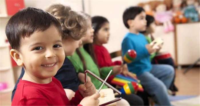 Children in classroom